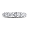 Thumbnail Image 2 of Lab-Created Diamond Anniversary Band 1-1/2 ct tw Princess 14K White Gold