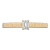 Thumbnail Image 3 of Emerald-Cut Diamond Ring 1/8 ct tw 14K Yellow Gold