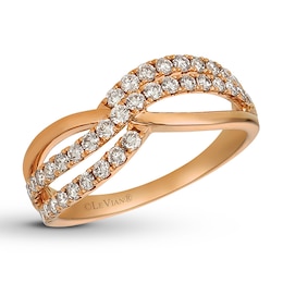 Le Vian Diamond Ring 5/8 ct tw 14K Strawberry Gold