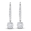 Thumbnail Image 1 of Diamond Earrings 1 ct tw Round 14K White Gold