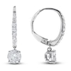 Thumbnail Image 2 of Diamond Earrings 1 ct tw Round 14K White Gold