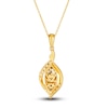 Thumbnail Image 3 of Le Vian Diamond Pendant Necklace 3/8 ct tw Round 14K Honey Gold