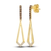 Thumbnail Image 0 of Le Vian Diamond Drop Earrings 1/5 ct tw Round 14K Honey Gold