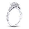 Thumbnail Image 2 of Diamond Engagement Ring 3/4 ct tw Marquise/Round 14K White Gold