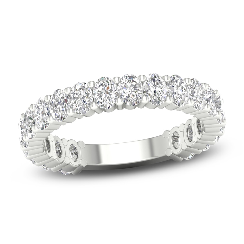 Diamond Anniversary Band 2 ct tw Oval 14K White Gold