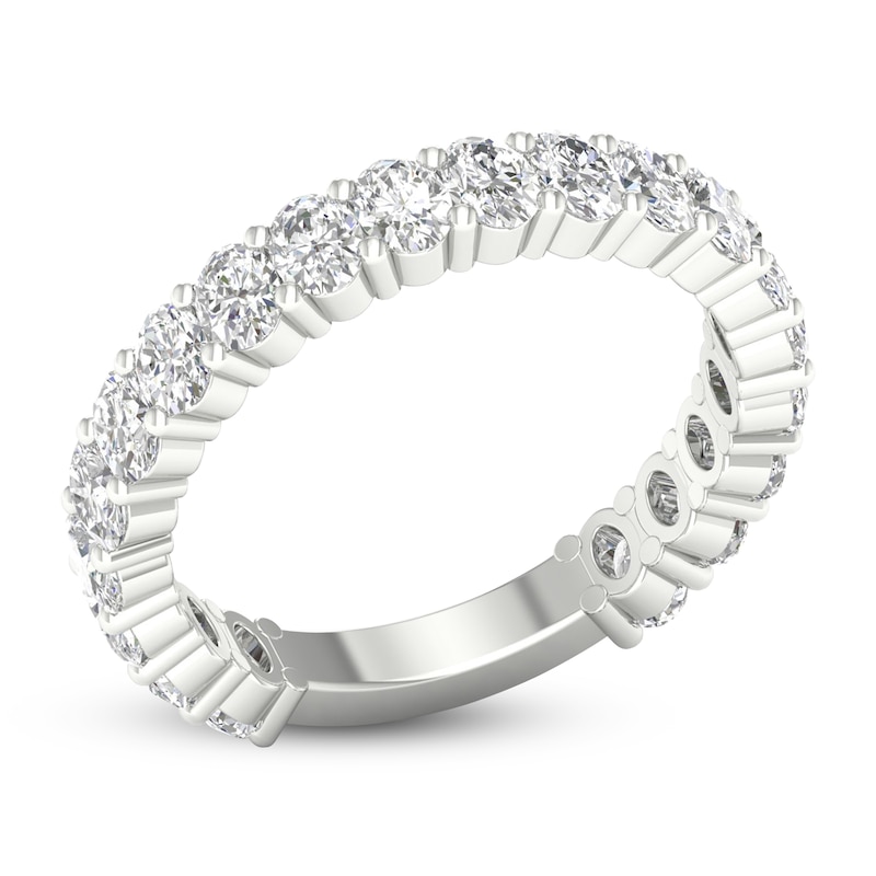 Diamond Anniversary Band 2 ct tw Oval 14K White Gold