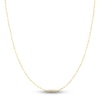 Thumbnail Image 1 of Solid Paperclip Chain Necklace 18K Yellow Gold 20&quot; 1.7mm