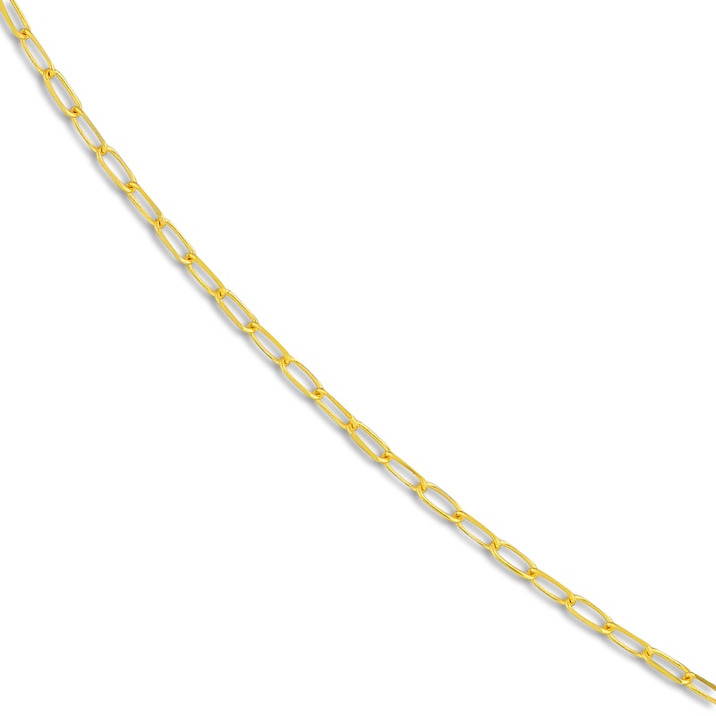 Main Image 2 of Solid Paperclip Chain Necklace 18K Yellow Gold 20&quot; 1.7mm