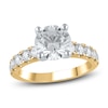 Thumbnail Image 0 of Lab-Created Diamond Engagement Ring 3-1/4 ct tw Round 14K Yellow Gold