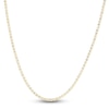 Thumbnail Image 0 of Semi-Solid Diamond-Cut Fancy Link Necklace 14K Yellow Gold 20" 2.74mm