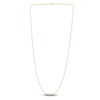 Thumbnail Image 2 of Beaded Chain Necklace 14K Yellow Gold 16&quot; 2.0mm