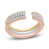 Thumbnail Image 1 of Diamond Stackable Ring 1/3 ct tw Round 14K Tri-Tone Gold