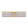 Thumbnail Image 3 of Diamond Stackable Ring 1/3 ct tw Round 14K Tri-Tone Gold