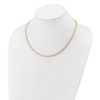 Thumbnail Image 3 of High-Polish Square Oval Chain Necklace 24K Yellow Gold 18&quot; 2.5mm