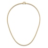 Thumbnail Image 4 of High-Polish Square Oval Chain Necklace 24K Yellow Gold 18&quot; 2.5mm