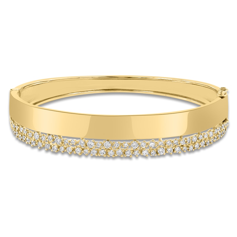 Main Image 1 of LALI Jewels Diamond Bangle Bracelet 1-1/6 ct tw 14K Yellow Gold 7&quot;