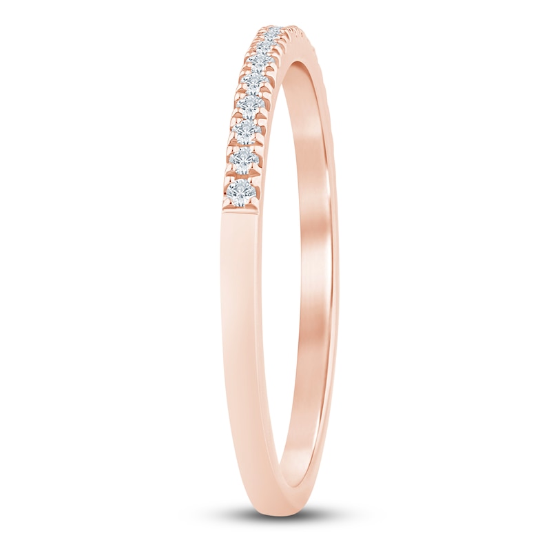 Main Image 2 of Diamond Anniversary Ring 1/6 ct tw 14K Rose Gold