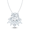 Thumbnail Image 0 of Pnina Tornai Lab-Created Diamond Spray Necklace 4 ct tw 14K White Gold 18"