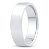 Thumbnail Image 2 of Flat Wedding Band Platinum 6mm