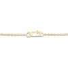 Thumbnail Image 2 of Brilliant Moments Diamond Quilted Heart Necklace 3/8 ct tw 14K Yellow Gold 18&quot;