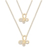 Thumbnail Image 1 of Children's Diamond Butterfly Necklace Matching Set 1/8 ct tw 14K Yellow Gold