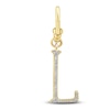 Thumbnail Image 1 of Charm'd by Lulu Frost Diamond Letter L Charm 1/15 ct tw Pavé Round 10K Yellow Gold