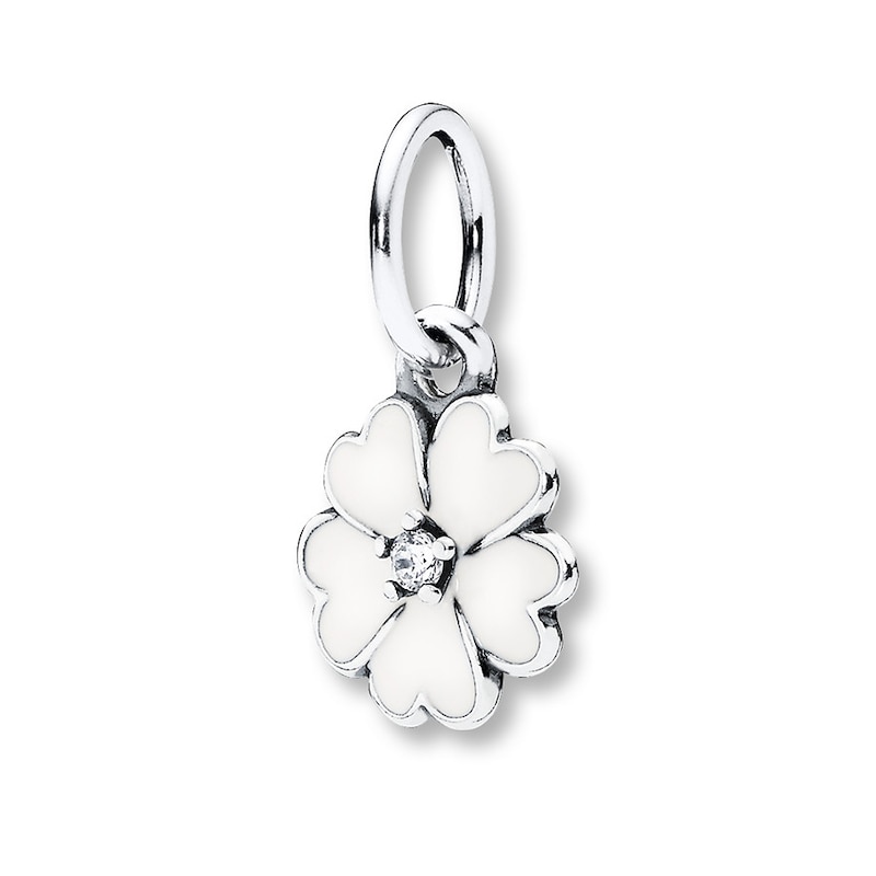 Main Image 1 of PANDORA Necklace Charm Primrose Sterling Silver - No Returns or Exchanges