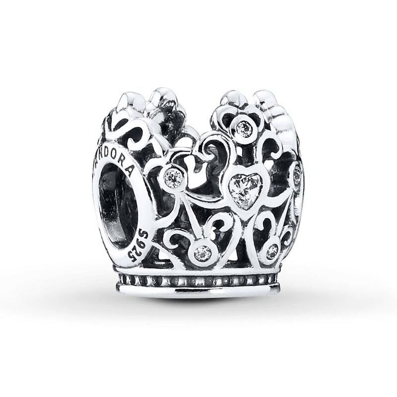 Pandora Charm Disney Princess Crown Sterling Silver Pandora