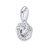 Thumbnail Image 0 of PANDORA Necklace Charm Sparkling Love Knot Sterling Silver