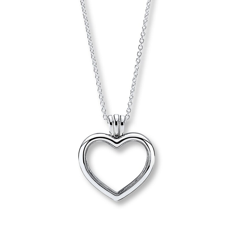 Heart locket necklace pandora