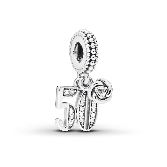 EAN 5700302659672 product image for Pandora Dangle Charm 50 Years of Love Sterling Silver - No Returns or Exchanges | upcitemdb.com