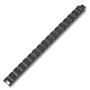 Thumbnail Image 2 of Men's Black Diamond Bracelet 1 ct tw Round Stainless Steel 8.5&quot;