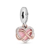 Thumbnail Image 1 of PANDORA Rose Sparkling infinity Heart Charm Sterling Silver