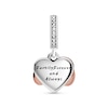 Thumbnail Image 2 of PANDORA Rose Sparkling infinity Heart Charm Sterling Silver