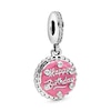 Thumbnail Image 1 of PANDORA Pink Birthday Cake Enamel Charm Sterling Silver