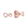 Thumbnail Image 1 of PANDORA Rose Sparkling Infinity Knot Earrings CZ