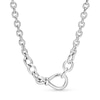 Thumbnail Image 2 of PANDORA Chunky Infinity Knot Necklace Sterling Silver 19.7&quot;