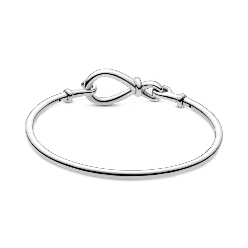 Main Image 2 of PANDORA Infinity Knot Bangle Sterling Silver 6.9&quot;