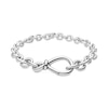 Thumbnail Image 1 of PANDORA Chunky Infinity Knot Bracelet Sterling Silver 6.3&quot;