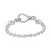 Thumbnail Image 2 of PANDORA Chunky Infinity Knot Bracelet Sterling Silver 6.3&quot;