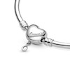 Thumbnail Image 4 of PANDORA Infinity Heart Bangle Sterling Silver 7.5&quot;