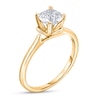 Thumbnail Image 2 of Diamond Solitaire Floral Engagement Ring 1 ct tw Round 14K Yellow Gold (I2/I)