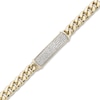 Thumbnail Image 1 of Men's Diamond ID Bracelet 2 ct tw Round 10K Yellow Gold 8.5"