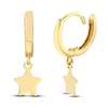 Thumbnail Image 1 of Star Dangle Drop Earrings 14K Yellow Gold