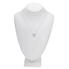 Thumbnail Image 4 of Certified Diamond Heart Necklace 1 ct tw 18K White Gold