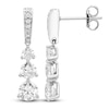 Thumbnail Image 1 of Certified Diamond Earrings 2 ct tw 18K White Gold