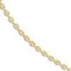 Thumbnail Image 2 of Hollow Puffy Mariner Link Necklace 14K Yellow Gold 20&quot; 3.7mm