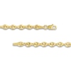 Thumbnail Image 3 of Hollow Puffy Mariner Link Necklace 14K Yellow Gold 20&quot; 3.7mm