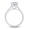 Thumbnail Image 1 of Lab-Created Diamond Solitaire Engagement Ring 2-1/2 ct tw Cushion 14K White Gold