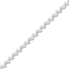 Thumbnail Image 2 of Diamond Tennis Bracelet 5 ct tw Round 14K White Gold 7&quot;